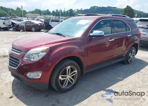 2016 Chevrolet Equinox Ltz z USA, uszkodzony, nr VIN 2GNALDEK4G6345358